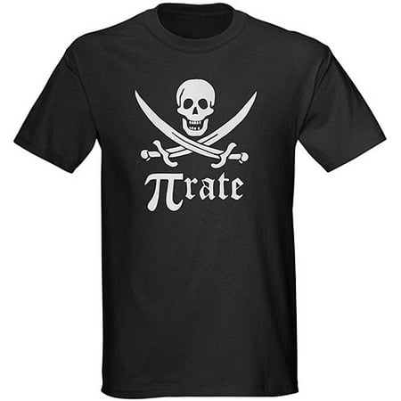 Cafepress Men's Pi-Rate Graphic Tee