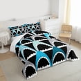 thumbnail image 3 of Homewish Animal Shark Full Size Comforter Sets 3-Piece for Teens Boys Girls,Ocean Wildlife Bedding Comforter Set,Kawaii Marine Sealife Lightweight Bedding Sets,Breathable Home Decor, 3 of 8