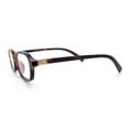 thumbnail image 5 of Narrow Oval Thin Plastic Urban Chic Blue Light Filter Computer Glasses [Tortoise], 5 of 7