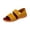 Yellow, variant on Women's Flat Sandals Slip On Open Toe Rubber Thong Cushion Non Slip for Women Walking Vacation