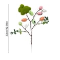 thumbnail image 3 of POLISE Spaces Easter Bunny Egg Floral Picks 13 Inch, Artificial Spring Stems with Leaves and Egg Decorations in Green Pink Purple, Decorative Branches for Vase Arrangements Holiday Home Decor, 3 of 6