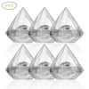 Transparent Diamond Shape Candy Box Clear Plastic Container Box for Wedding Party Home Decor