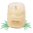 thumbnail image 2 of Meditation Soy Wax Candle, Non-Toxic Handpoured Glass Jar Candle - Clean Burning, Long Lasting, Candles for Home (Vetiver+Cedarwood), 2 of 6