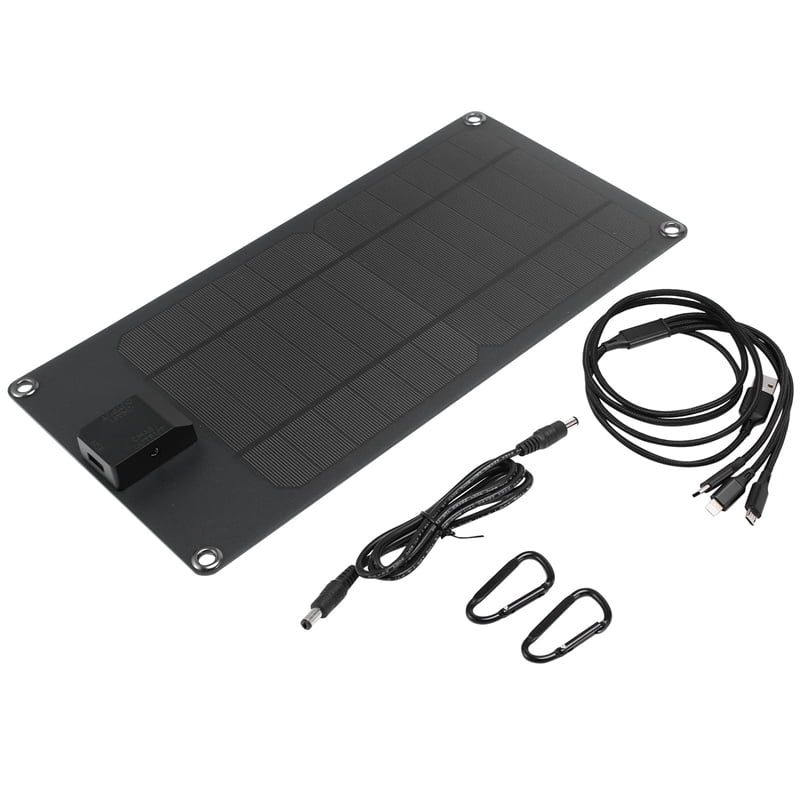 8W 5V Solar Panels USB Output Port Solar Charger Power Bank Portable