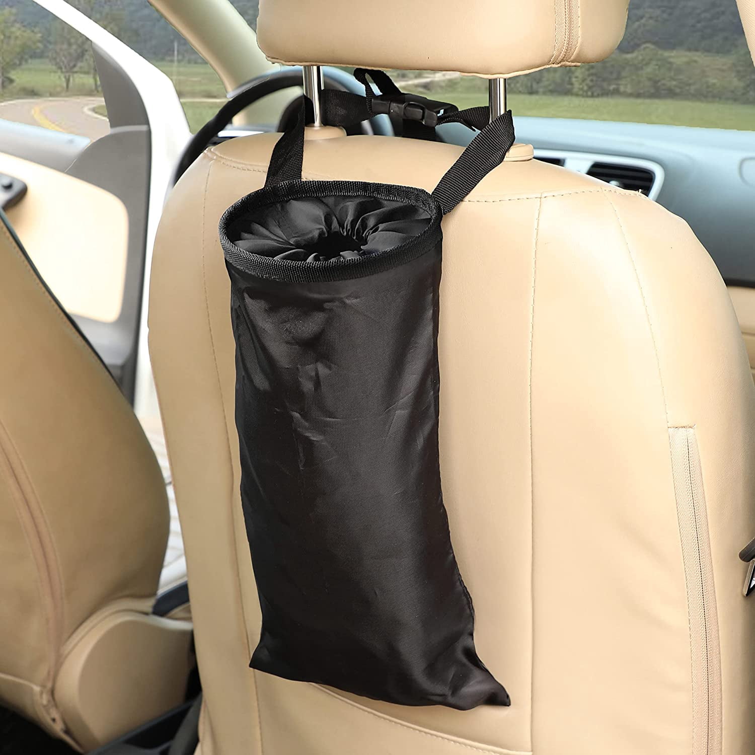 GOTOTOP Support De Poubelle De Voiture Poubelle De Voiture Organisateur Pliant étanche Sac De
