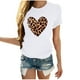 thumbnail image 1 of Camisetas de Manga Corta para Mujeres, Camiseta de Cuello Redondo Impresa de Moda, Primavera Y Verano Casual, 1 of 9