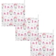 thumbnail image 7 of Dreamtimes Nordic Scandinavian Gnomes Baby Muslin Washcloths Face Towel, Pink Christmas Burp Cloths Cotton Wipes 5 PCS Infant Wash Cloth for Newborn Boys Girls 12x12 inches, 7 of 7