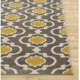 thumbnail image 3 of Moroccan Trellis Contemporary Indoor Area Rug 6'6" X 9' Gray/Yellow, 3 of 5