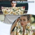 thumbnail image 6 of Bulopur Boho Front Car Seat Towel for Women Vintage Butterfly Breathable Sweat Carseat Protector with Storage Bag for Beach Vacation Soft Fit SUV Sedan Truck 1pcs, 6 of 7