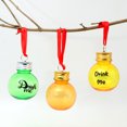 thumbnail image 4 of Adorno de alcohol, bébeme bolas, adorno decorativo, bola de bebida, adorno de bebida de plástico de 8 cm, adorno de árbol de Navidad, 4 of 4
