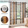 thumbnail image 3 of Yayeee Window Curtains Light Filtering 63"x52" Grommet Panel Pair Home Living Room Decor, Abstract Dots, 3 of 7