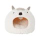 thumbnail image 5 of Cama de felpa para mascotas Nido Cama para perros con alpaca Cojín cálido para dormir para gatos o perros pequeños Cojín deslizante para Gloria casa del gato, 5 of 5