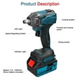 thumbnail image 2 of 21v Household 21V Electric Wrench Brushless Motor High Torque Power Tool Practical Installation Device With Forward And Reverse Rotation Ways Switching And LED Illumination Light, 2 of 6