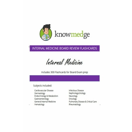 Internal Medicine Board Review Flashcards - eBook (Best Way To Study For Internal Medicine Boards)
