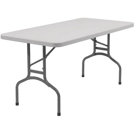 National Public Seating BT Series 96 in. Rectangle Folding Table - White