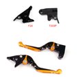 thumbnail image 1 of Levier de Frein d'Embrayage Réglable pour Trident 2022 Bobber 2017-2019 Tiger 800 Gold, 1 of 4