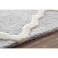 thumbnail image 5 of Nuloom 2' 6 x 10' Hand Hooked Marrakech Trellis Rug in Light Gray, 5 of 5