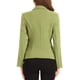 thumbnail image 3 of BLAZER DE TRABAJO CHIC PARA MUJERES INSPIRADOR CON SOLAPA Y MANGAS LARGAS, TRAJE BLAZER EN VERDE MATCHA TALLA M, 3 of 6