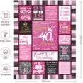 thumbnail image 4 of Birthday Gifts for 18 Year Old Girls, 18th Birthday Decorations for Girls, Best 18th Gift Ideas Throw Blankets for Daughter Niece Sister Friends(Size:50" X 60"), 4 of 5
