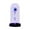 Purple, variant on Halloween Decor Light Up Ghost in a Jar - Mini Luminous Cute Lighted Pet Eye Under Cloche for Home, Kitchen, Mantel, Tabletop, Party & Spooky Decorations