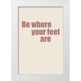thumbnail image 1 of Murdock, Ramona 23x32 White Modern Wood Framed Museum Art Print Titled - Where Your Feet Are II, 1 of 4