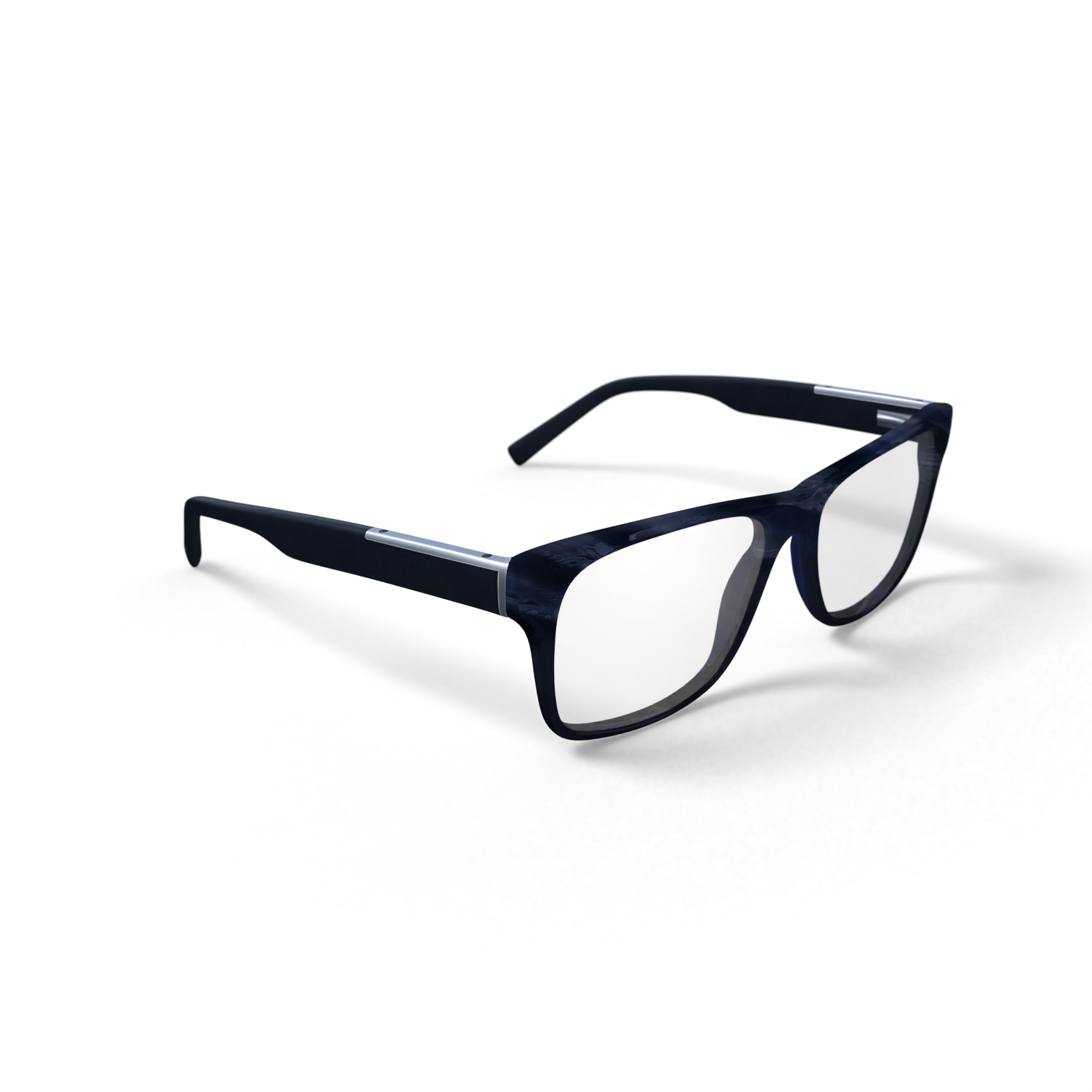 Reverb Men's RVMO5104 Prescription Eyeglasses with Case, Blue/Grey