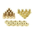 thumbnail image 5 of Uxcell Hexagon Brass Standoff Spacer Male-Female Screw Nut Kit 20 Sets 6mm+6mm, 5 of 5
