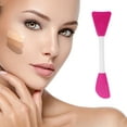 thumbnail image 2 of Unique Bargains 2 Pcs Smooth Facial Mask Brush Two-in-One Rose Red, 2 of 5
