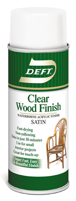 deft semi gloss spray