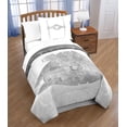 thumbnail image 2 of Star Wars Classic Falcon Twin/Full 3 Piece Comforter Set, White, 100% Microfiber, Lucas, 2 of 5