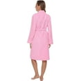 thumbnail image 5 of SUCS Women's Bathrobe Terry Cloth Robe Knee Length Towel Bathrobe V-neck Multi-color Options, 5 of 7