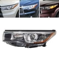 thumbnail image 2 of Fits 2014-2016 Toyota Highlander Halogen Left Driver Side Headlight Head Lamp LH Left Headlamp Halogen Headlight Assembly For 2014-2016 Toyota Highlander Driver Headlamp Left Driver, 2 of 11