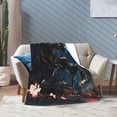thumbnail image 7 of Black Panther Throw Blanket Kids Plush Blanket Ultra-Soft Micro Flannel Fleece Blanket for Bedding Sofa Travel 30"x40", 7 of 7