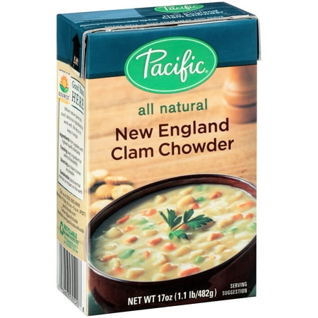 (2 Pack) Pacific Foods New England Clam Chowder, (Best Clam Chowder Pike Place Market)