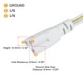 thumbnail image 3 of Uxcell T5 T8 LED Tube Connector Cable 50CM Female to Female Double End 2 Pack, 3 of 5