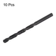 thumbnail image 3 of Uxcell 10 Pieces Twist Jobber Drill Bits 6.2mm Nitride Coated High Speed Steel (HSS) 4341, 3 of 5