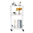 thumbnail image 2 of Clear Acrylic Printer Stand with 3 Tiers, 4&nbsp; Wheels (1 with Brake), Stylish and Functional for Home and Office Organization, 2 of 6