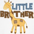 thumbnail image 3 of CafePress - Little Bro Giraffe T Shirt - Cute Toddler T-Shirt, 100% Cotton, 3 of 4