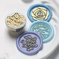 thumbnail image 4 of Deer Butterfly Flower Embossed Seal Stamp Replaceable Seal Stamp Head, 4 of 21