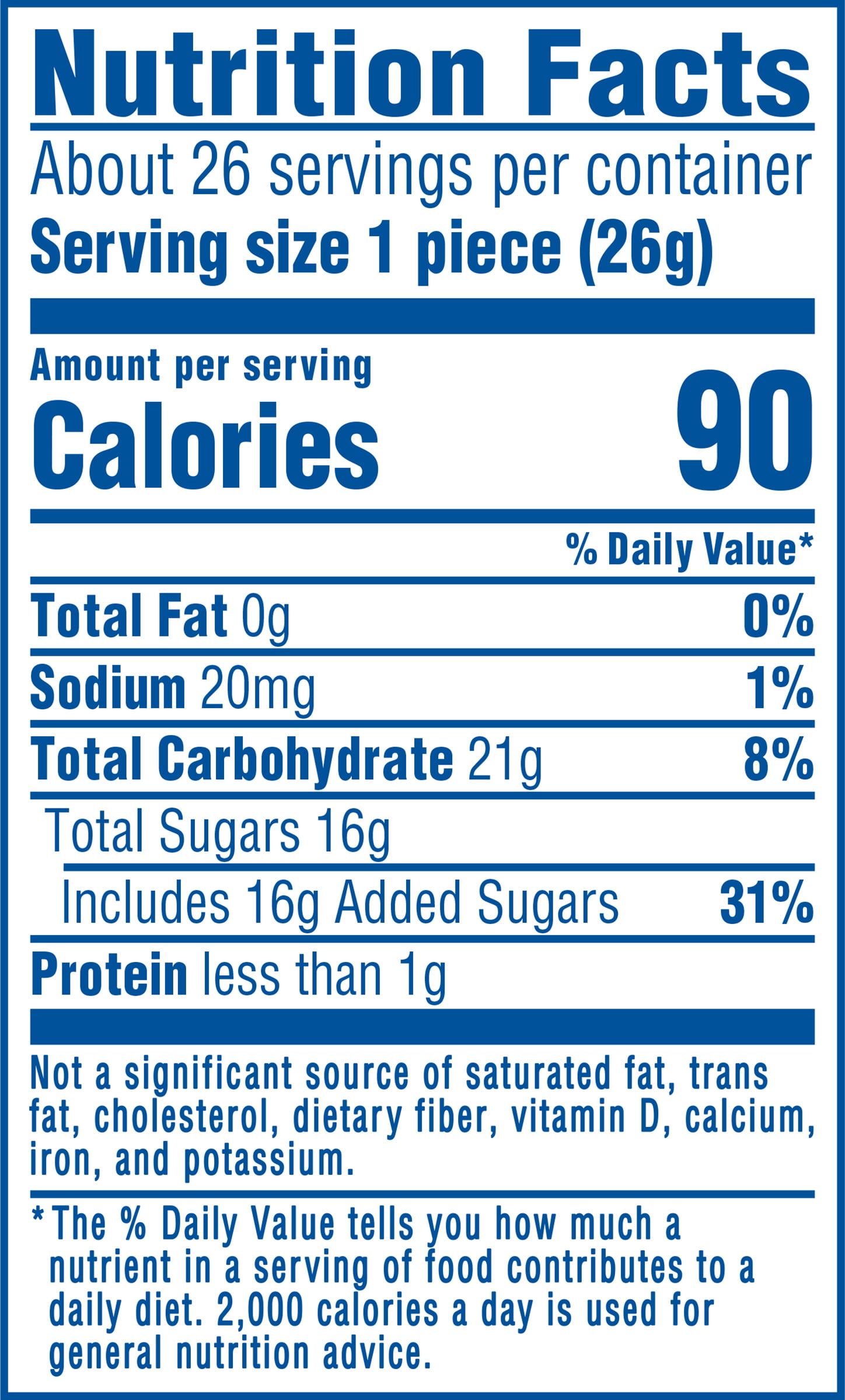31 Mini Marshmallow Nutrition Label - Labels For You Nestle Hot Chocolate Nutrition Facts