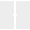 thumbnail image 4 of 14"OD x 1"ID x 4 3/4"C x 1"P Embry Architectural Grade PVC Contemporary Ceiling Medallion, Two Piece, 4 of 11