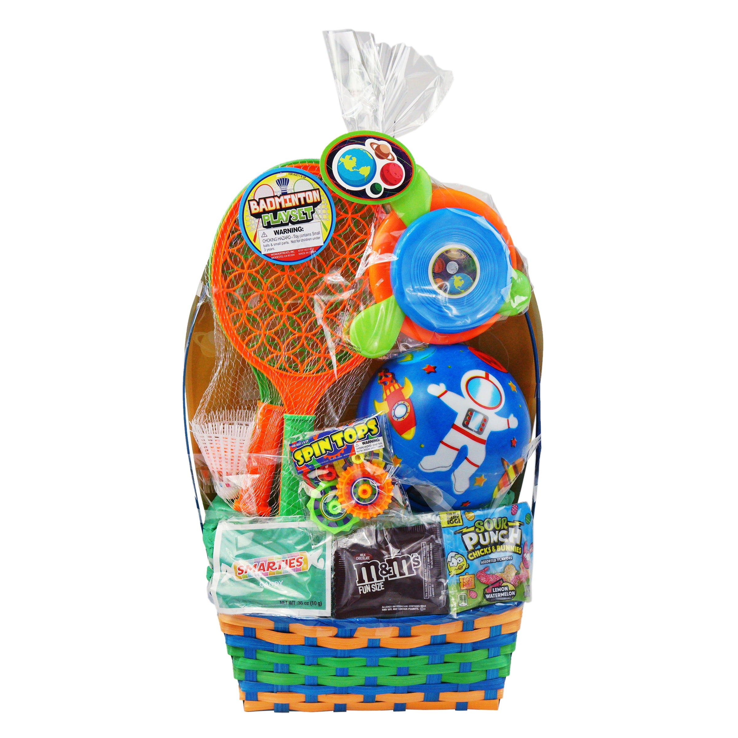 Wondertreats Blue Space Ball Easter Basket