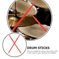 thumbnail image 5 of Drumstick Chicken Thighs Classic Musical Instrument Jazz Double-end Practical Felt Drumsticks Universal, 5 of 6