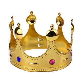 Widmann Gold Princess Tiara With Heart Gemstone – Perfect For Kids' Dress Up, Carnival & Fairy Costumes