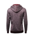 thumbnail image 2 of FashionOutfit Men's Fine Quality Plush Fleece Lined Zip up Hoodie Jacket, 2 of 3