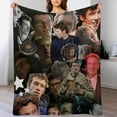thumbnail image 5 of Callum Turner Blanket Super Soft Throw Blanket Silky Flannel Lightweight for Sofa, Bed Blanket All Season Use 30""*40""（76 * 100cm）, Style, 5 of 6