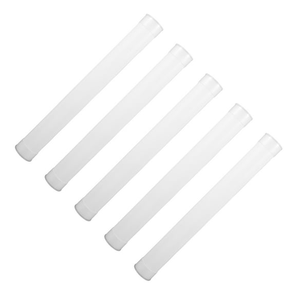 Uonlytech Document Tube Mailing Tube White PE 5Pack