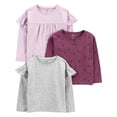 thumbnail image 1 of Camisas de manga larga Simple Joys By Carter's para niñas de 4 años, 1 of 1