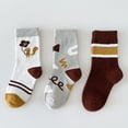 thumbnail image 1 of Children Stockings In Autumn And Winter Fashionable And Simple Coffee Colored Animal Cartoon Thickened Warm And Comfortable Socks Sports Socks Sock Multicolor, 1 of 3