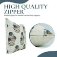 thumbnail image 3 of Fabdivine Farmhouse "Viscose Linen" Cushion Case Decor for Home, Accent Pillow for Living Room, "Blue" 20"X20", Pillow for Bed, Couch, Sofa, 3 of 3
